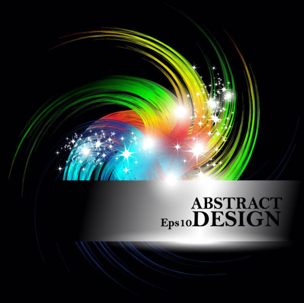 Colorful fashion background 03 - vector material