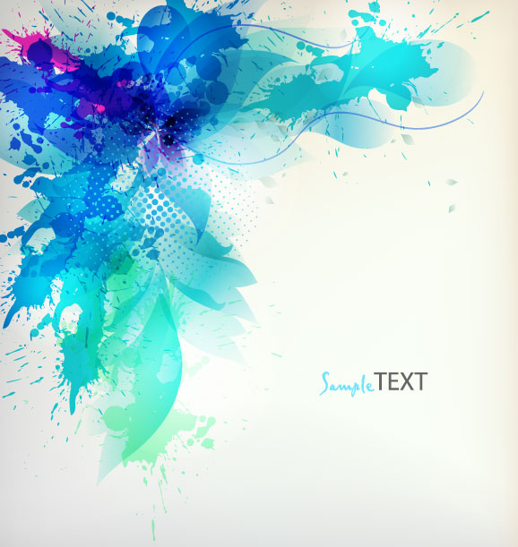 Beautiful flowers background 04 - vector material