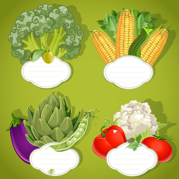 Vegetable Label 01 - vector material