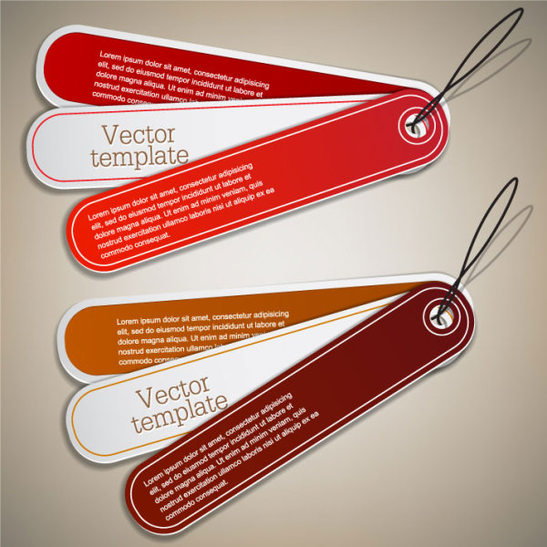 Beautifully label 12 - vector material