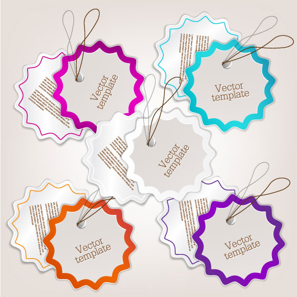 Beautifully Label A 16 - vector material