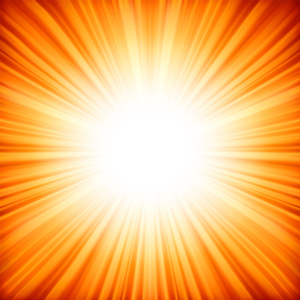 Gorgeous ray halo background 03 - vector material