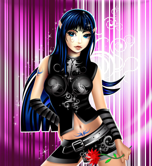 Cartoon image 02 - vector material