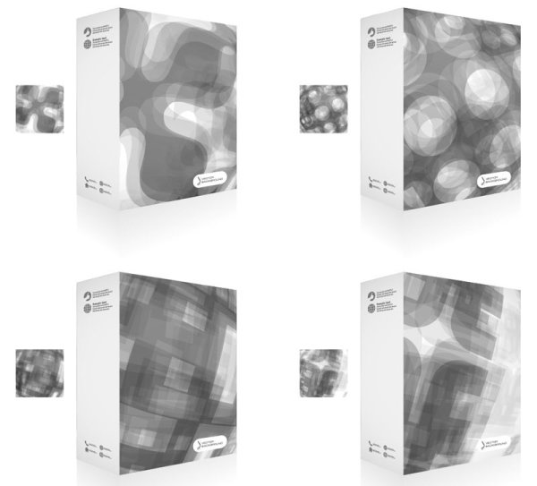 Packing box template 02 - vector material