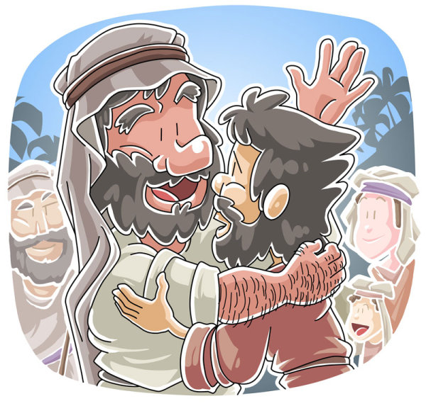 Cartoon characters - reunion