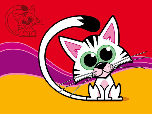 Cartoon animals 07 - vector material