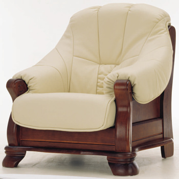 European-style leather sofa