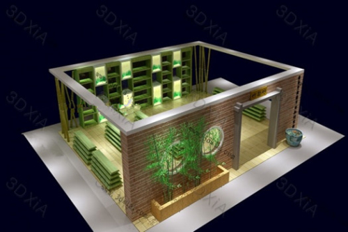 3d model design interior space