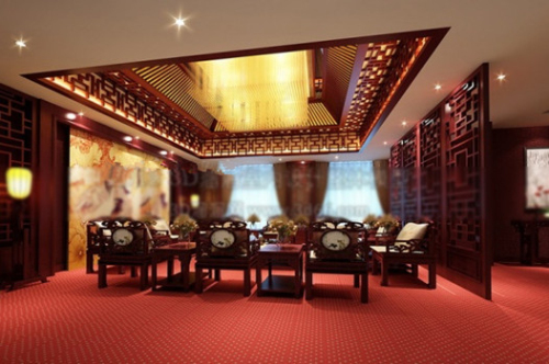 3d model luxury restaurant