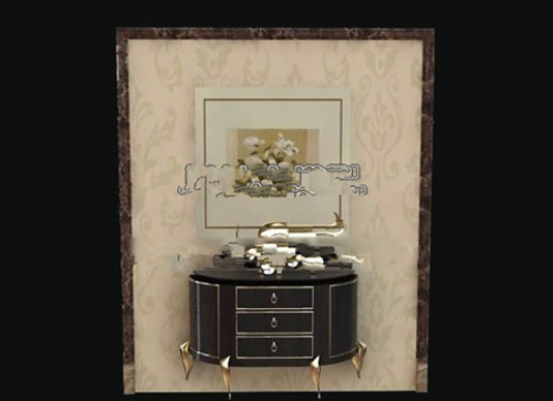 TV backdrop 3d models