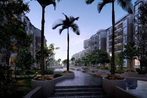 3d model of community outdoor