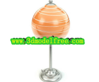 Lollipop shape table lamp 3D model