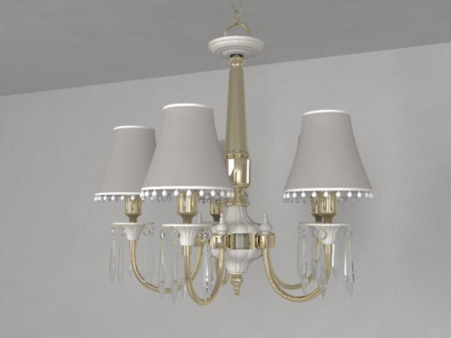 Elegant European crystal glass chandelier