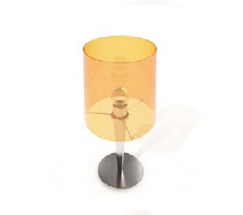 Orange small table lamp