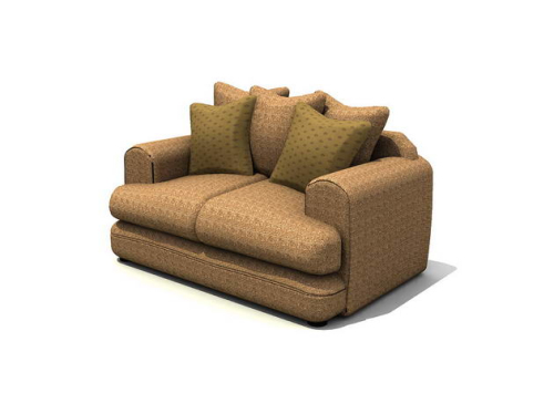 Interior fabric sofa 3d models