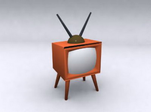 Vintage TV 3D models