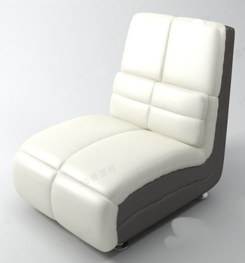 Modern white sofa chair model