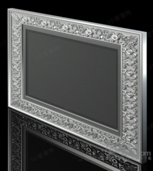 White Glyph TV model