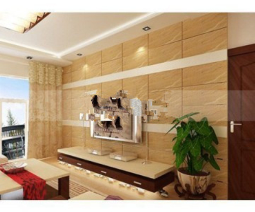 3d model of the living room wall