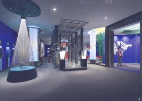 Hall 3d model design