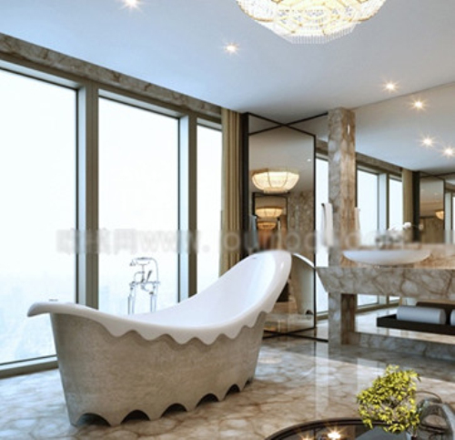 Banana bathtub 3d model