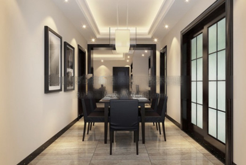 Family restaurant 3d model