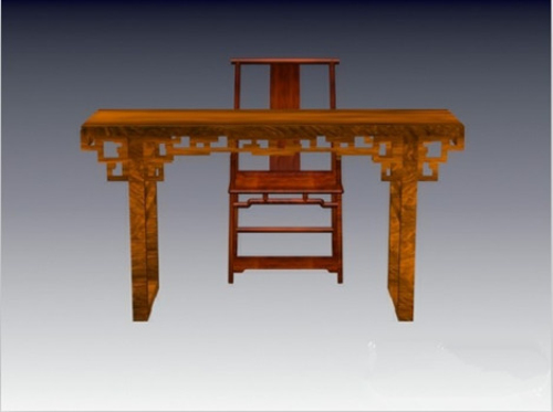Chinese Antique chairs combined model