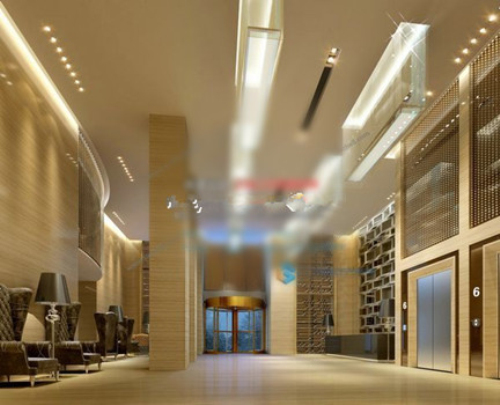 Commercial restaurant 3d model