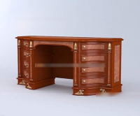 Retro coffee table 3d model