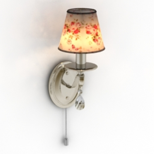floral wall lamp model