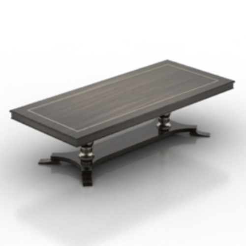 brown low table model