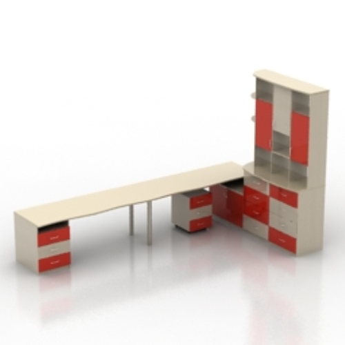 colorful cabinet model