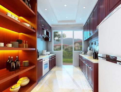 Refined European style kitchen