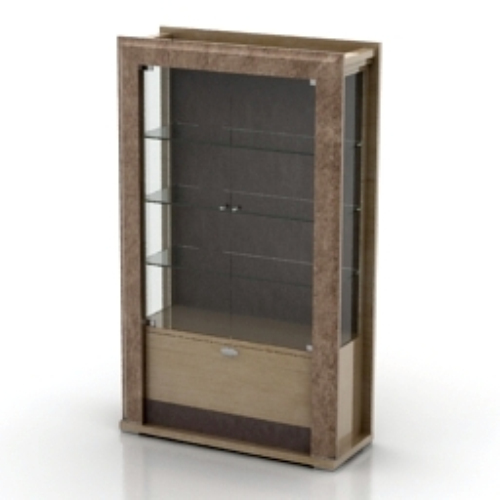 European glass cabinet