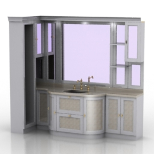 Overall the sink closet model