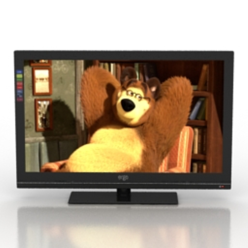 3d model of LCD TV