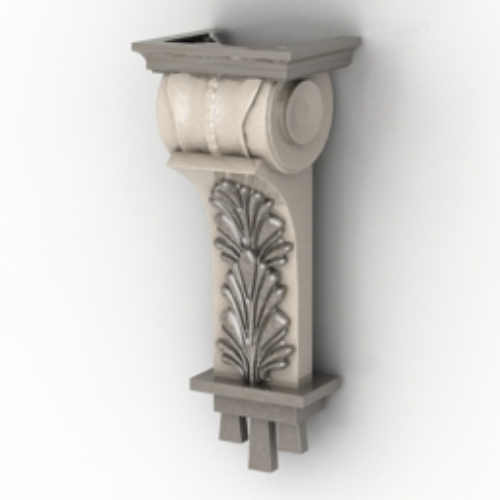 Continental stair railing component model