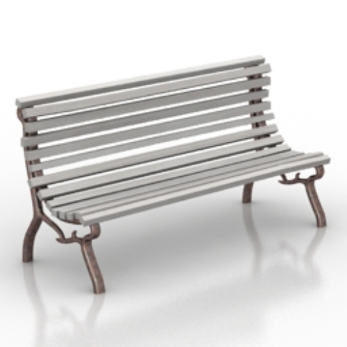 Silver model benches