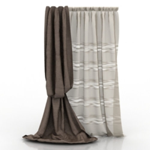 home bedroom curtains model