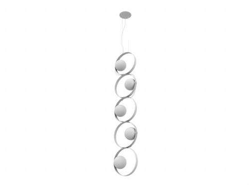 Creative ring chandelier 3d model