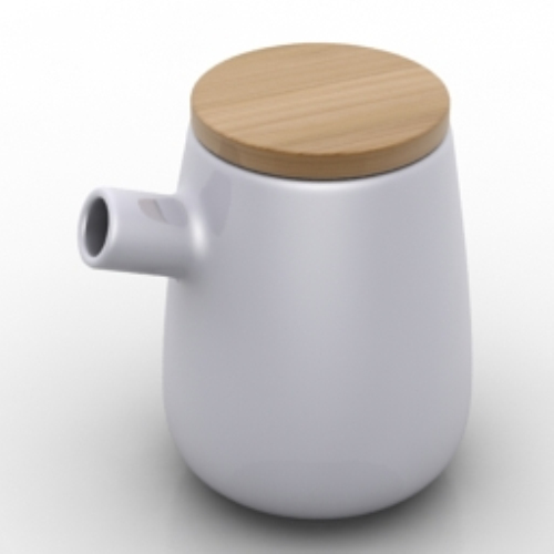 White teapot model