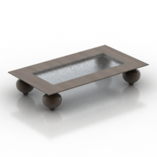 Creative white coffee table model