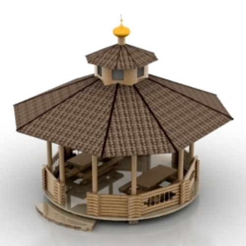 Small pavilion model