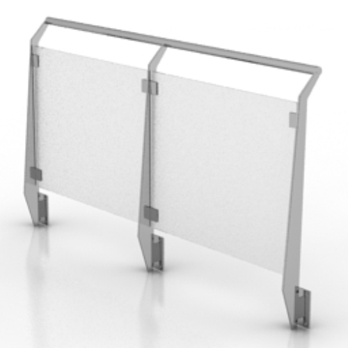 outdoor glass fence model