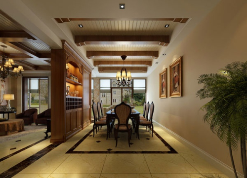 Romantic living room 3d model