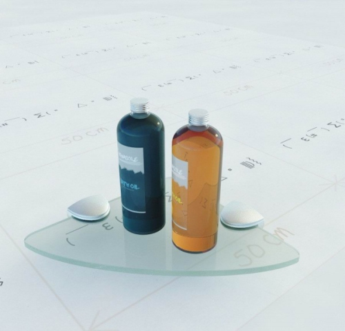 Blue Orange Bathing 3D model