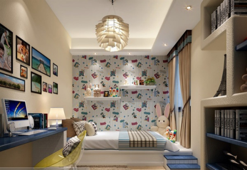 Full of playful children's room 3D model