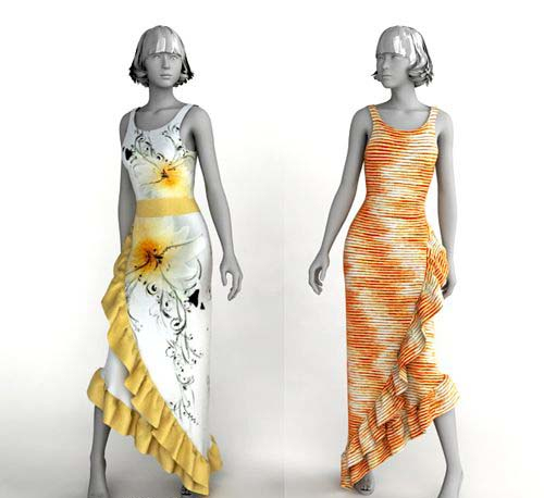Dress model model