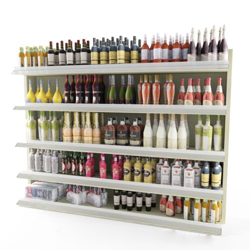 Supermarket spice cabinet model