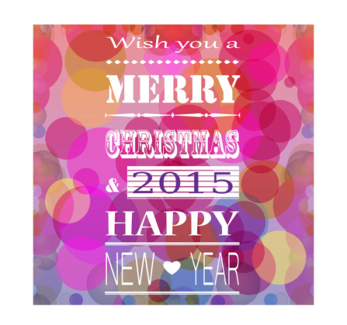Creative New Year's party theme vector material